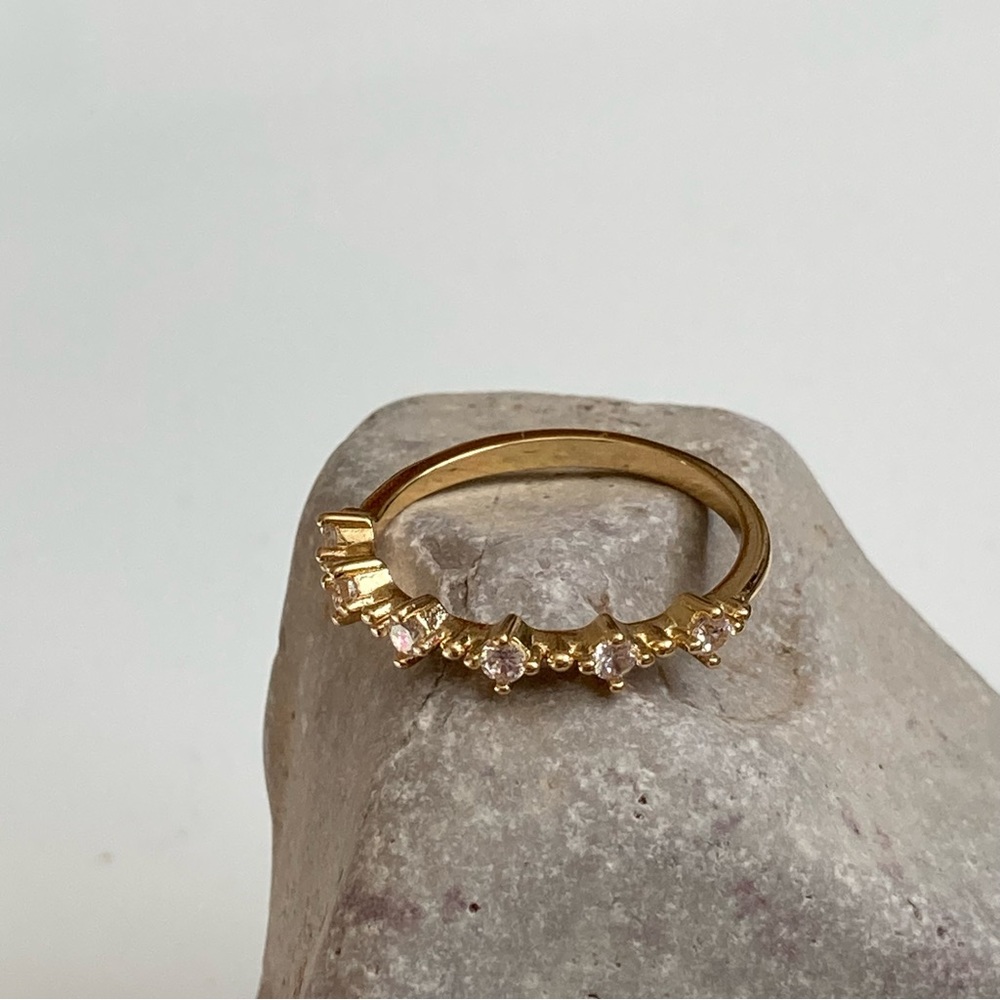 Dainty Pavé Ring - Picture 4 of 6